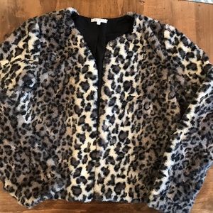 Willow and clay leopard jacket
